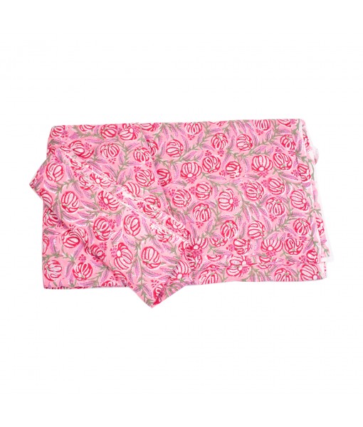 Hand Block Printed Sanganeri Cotton Running Fabric