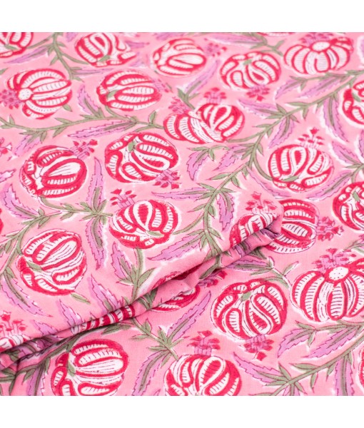 Hand Block Printed Sanganeri Cotton Running Fabric