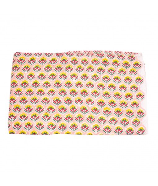 Floral Print Indian Natural Cotton Fabric