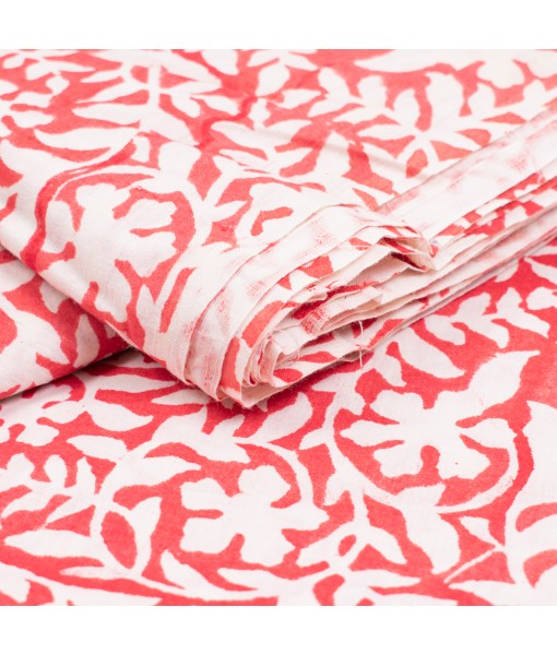 Hand Block Printed Natural Cotton Dress Sewing Craft Fabric