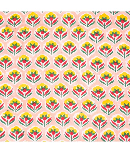 Floral Print Indian Natural Cotton Fabric - Tulinii