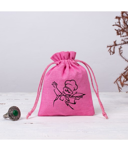 Cotton Bags with Your Logo Print Drawstring Pouches Custom Jewelry Packaging Bags Chic Wedding Favor Bags Jewelry Pouch - Tulinii