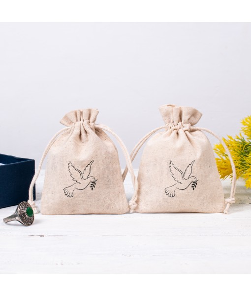 Custom Drawstring Jewelry Packaging Pouch Personalized Logo Chic Small Wedding Favor Bags - Tulinii