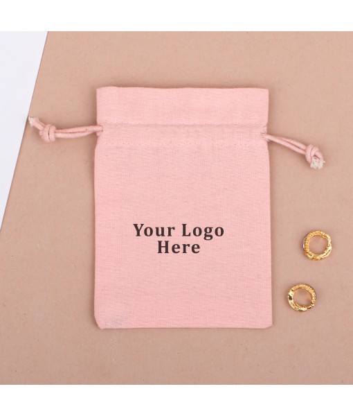 Personalized Logo Print Wedding Favor Bags Gift Bag Jewellery Party Bags Drawstring Pouch Soap Package Pouches - Tulinii