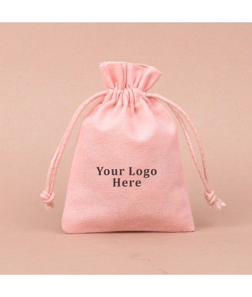 Personalized Logo Print Wedding Favor Bags Gift Bag Jewelry Party Bags Drawstring Pouch Soap Package Pouches - Tulinii