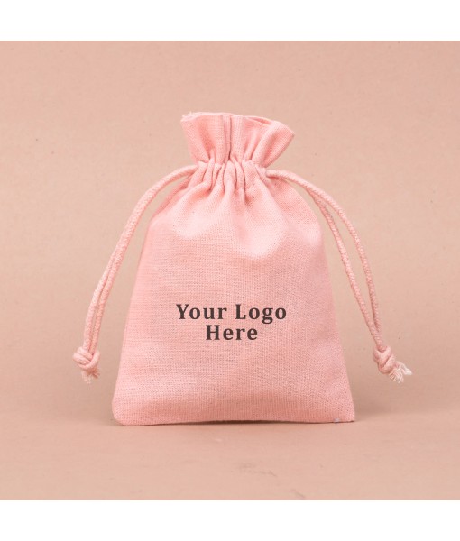 Personalized Logo Print Wedding Favor Bags Gift Bag Jewellery Party Bags Drawstring Pouch Soap Package Pouches - Tulinii