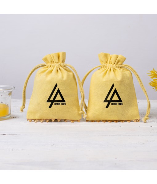 Small Wedding Favor Bags Custom Drawstring Jewelry Packaging Pouch Personalized Logo - Tulinii