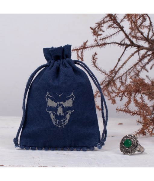 Custom Packaging Bags, Drawstring Wedding Favor Jewellery Bags (Navy Blue, Set of 100) - Tulinii